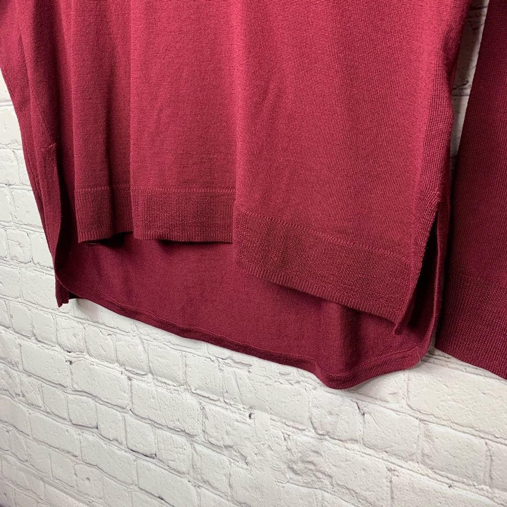 Madewell Burgundy Sweatshirt Size Medium - Picture 3 of 5